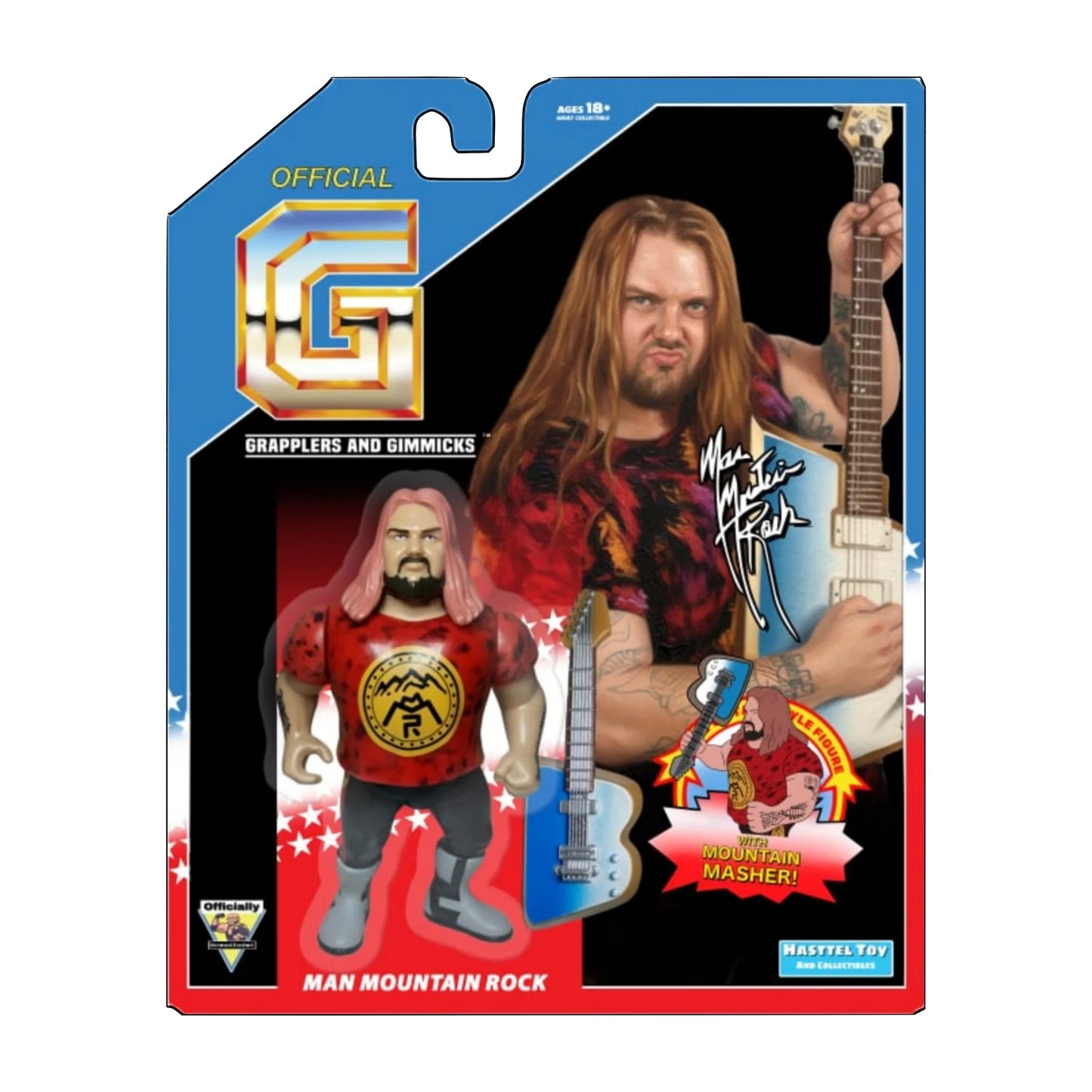 Retro Hasttel Grapplers & Gimmicks - Man Mountain Rock