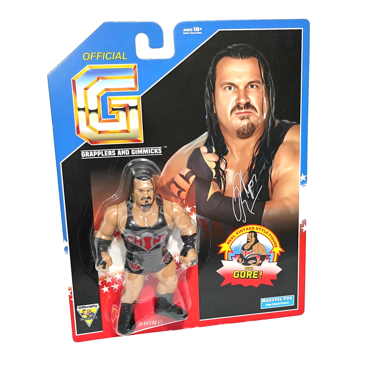 Retro Hasttel Grapplers & Gimmicks - Rhino / Rhyno