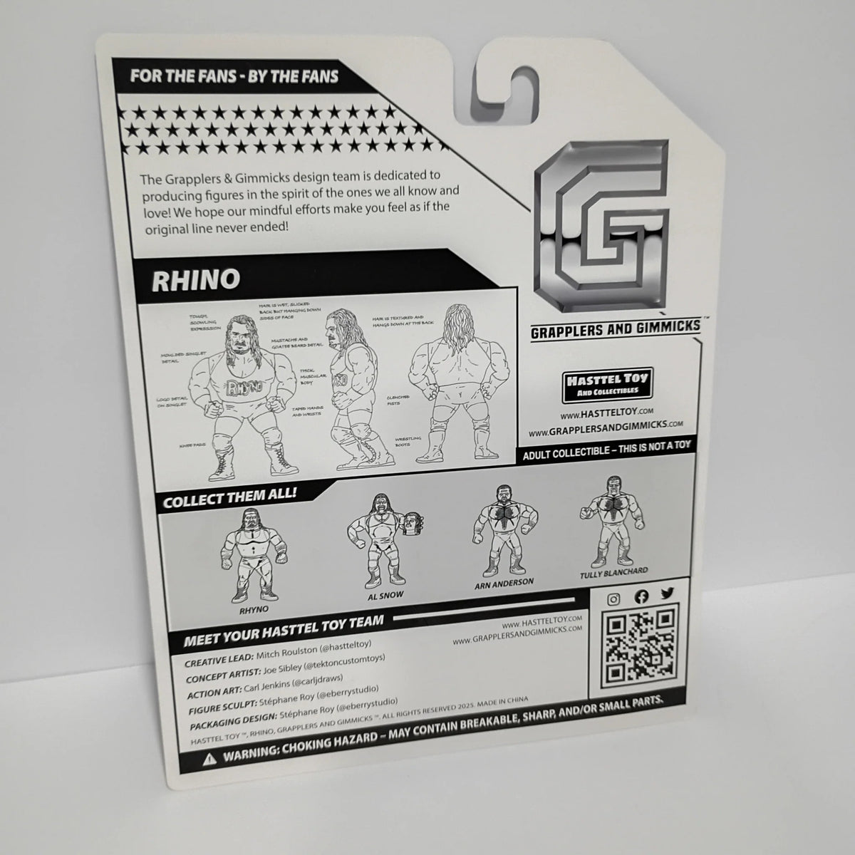 Retro Hasttel Grapplers & Gimmicks - Rhino / Rhyno
