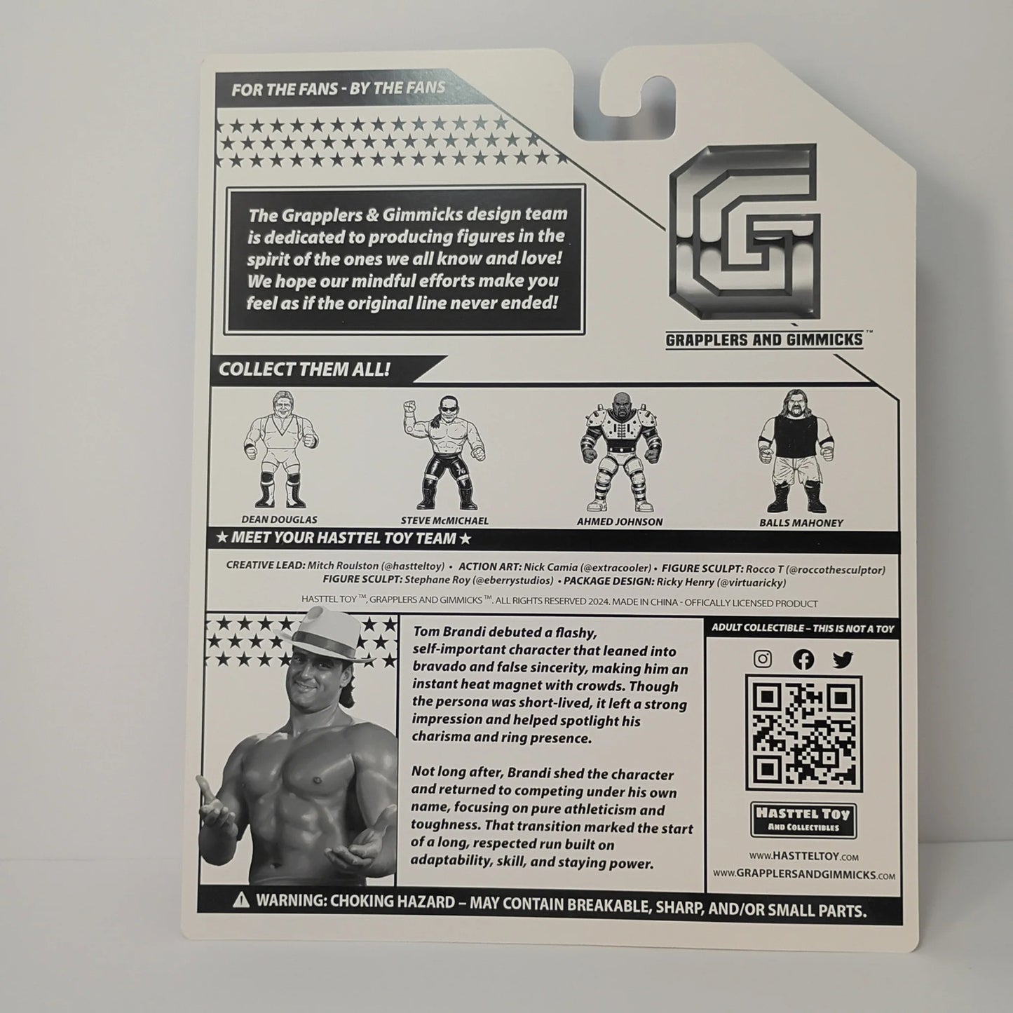 Retro Hasttel Grapplers & Gimmicks - Salvatore Sincere