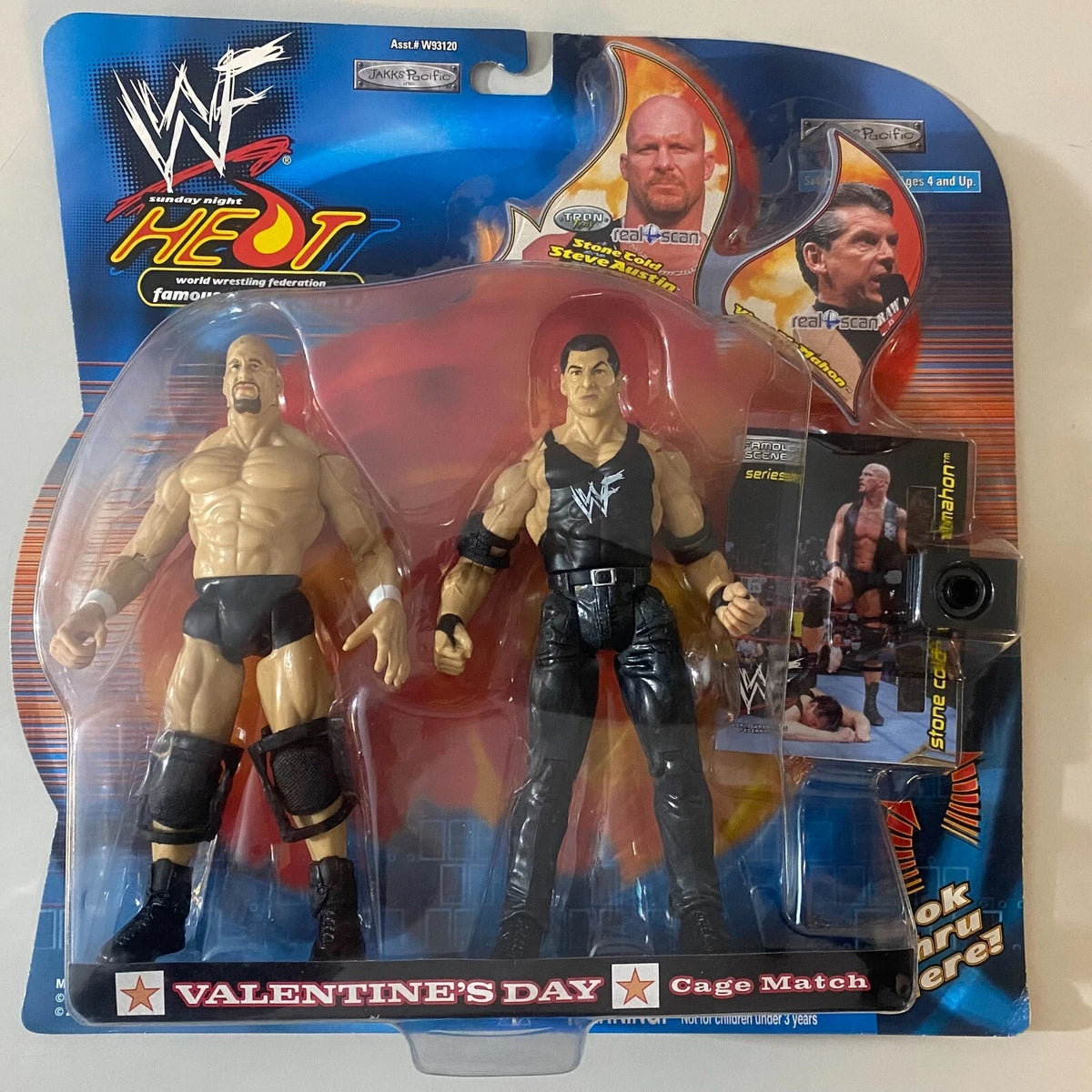 WWE WWF Heat - Vince McMahon vs. Stone Cold Steve Austin 2-Pack Jakks Pacific