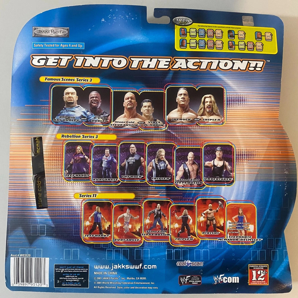 WWE WWF Heat - Vince McMahon vs. Stone Cold Steve Austin 2-Pack Jakks Pacific