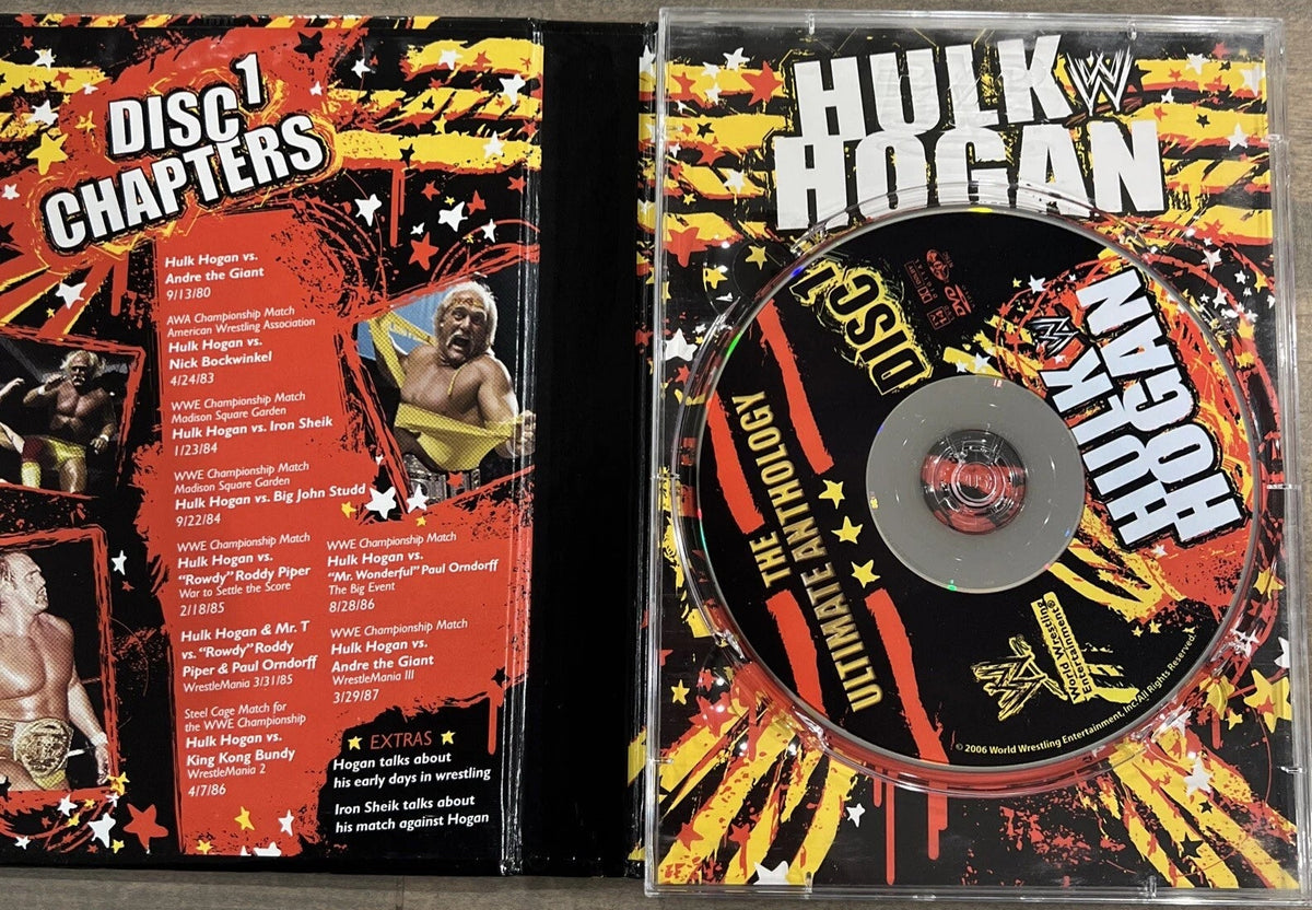 DVD WWE Hulk Hogan: The Ultimate Anthology (3 Discs) (Region 1) (Gebraucht in sehr gutem Zustand)