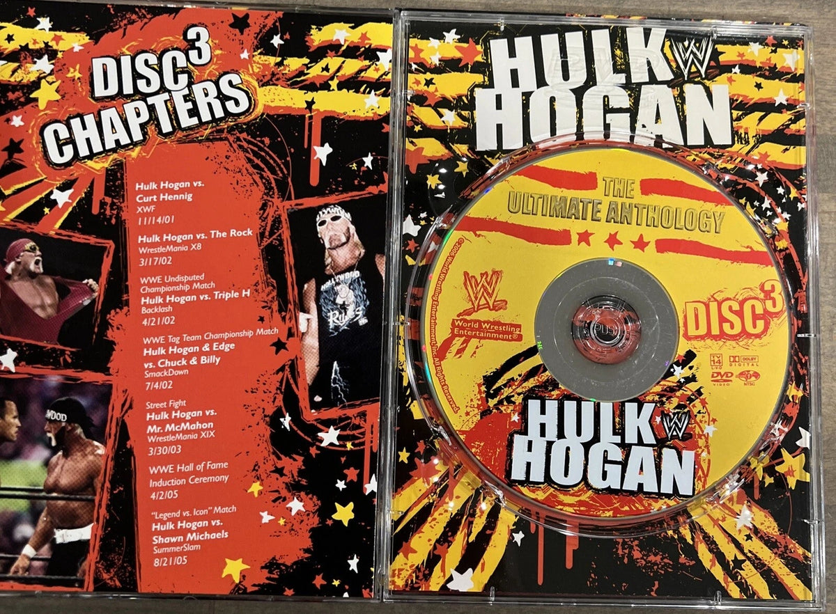 DVD WWE Hulk Hogan: The Ultimate Anthology (3 Discs) (Region 1) (Gebraucht in sehr gutem Zustand)