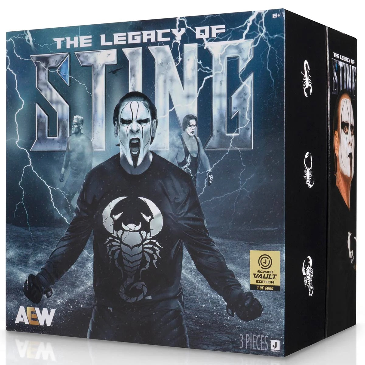 AEW Jazwares Vault - The Legacy of Sting - 3-Pack (Limited Edition 1:6000)