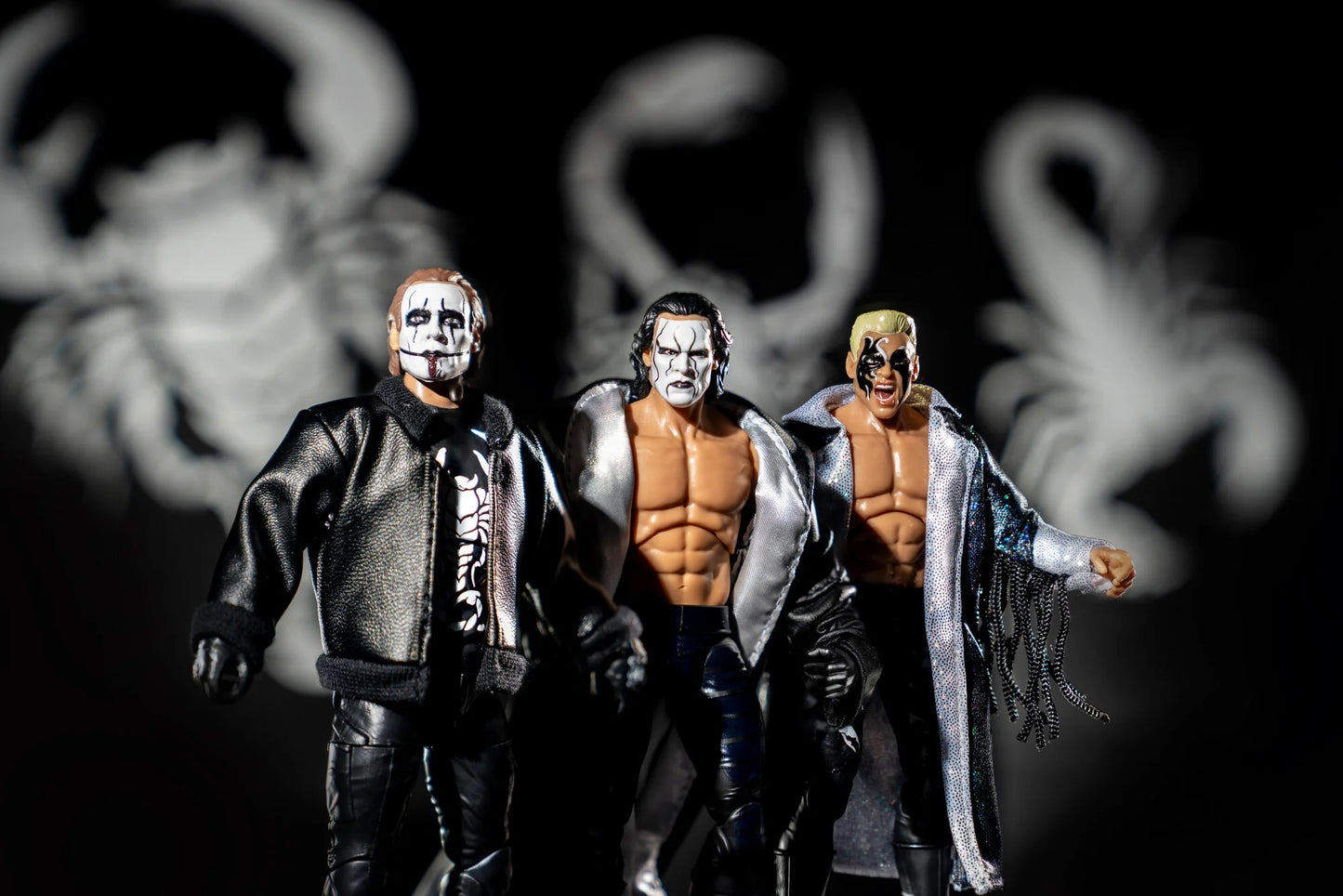 AEW Jazwares Vault - The Legacy of Sting - 3-Pack (Limited Edition 1:6000)