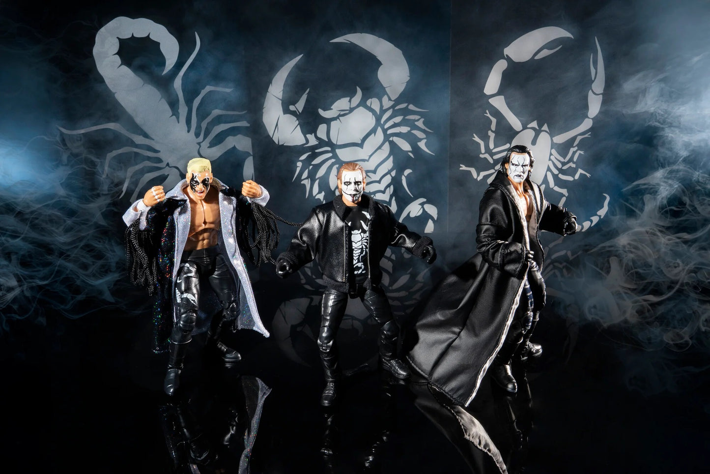 AEW Jazwares Vault - The Legacy of Sting - 3-Pack (Limited Edition 1:6000)