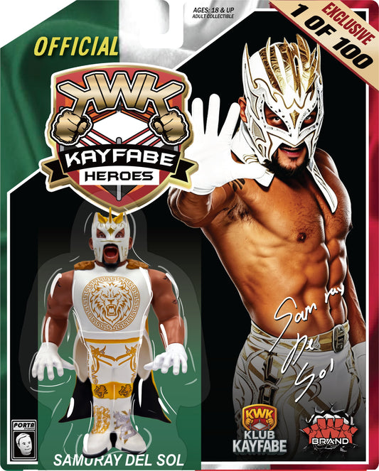 KWK Kayfabe Heroes - Samuray Del Sol *Kalisto* Klub Kayfabe Exklusiv *VORBESTELLUNG FEBRUAR 2027*