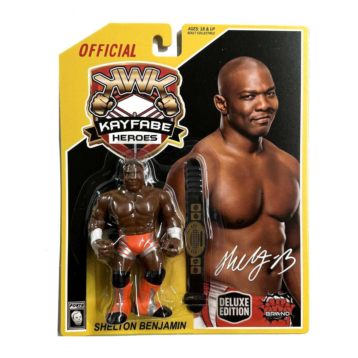 KWK Kayfabe Heroes - Shelton Benjamin (Yellow Card Deluxe Edition)