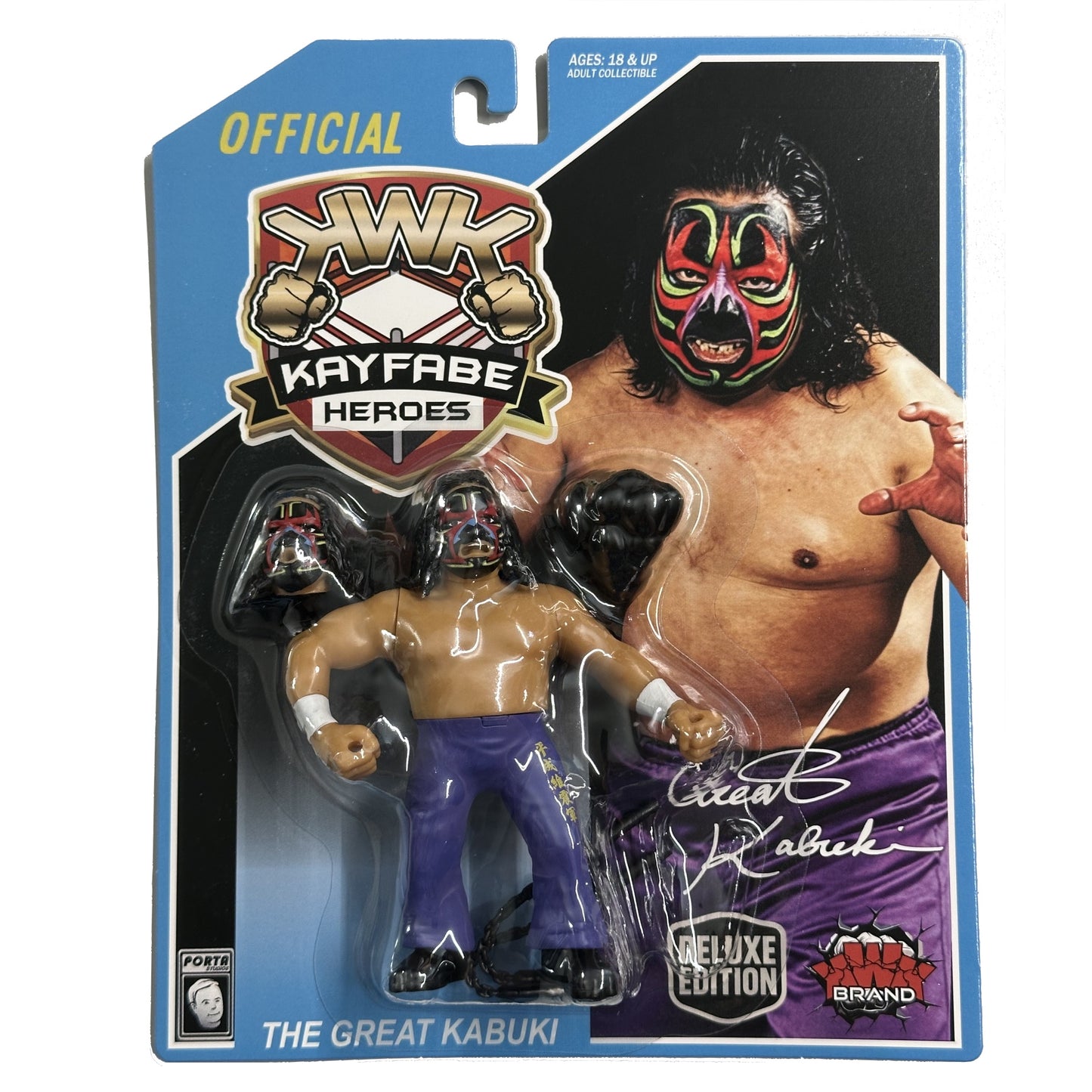 KWK Kayfabe Heroes - The Great Kabuki Deluxe Edition (Blue Card)