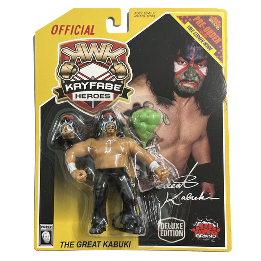 KWK Kayfabe Heroes - The Great Kabuki Deluxe Edition (Yellow Card)