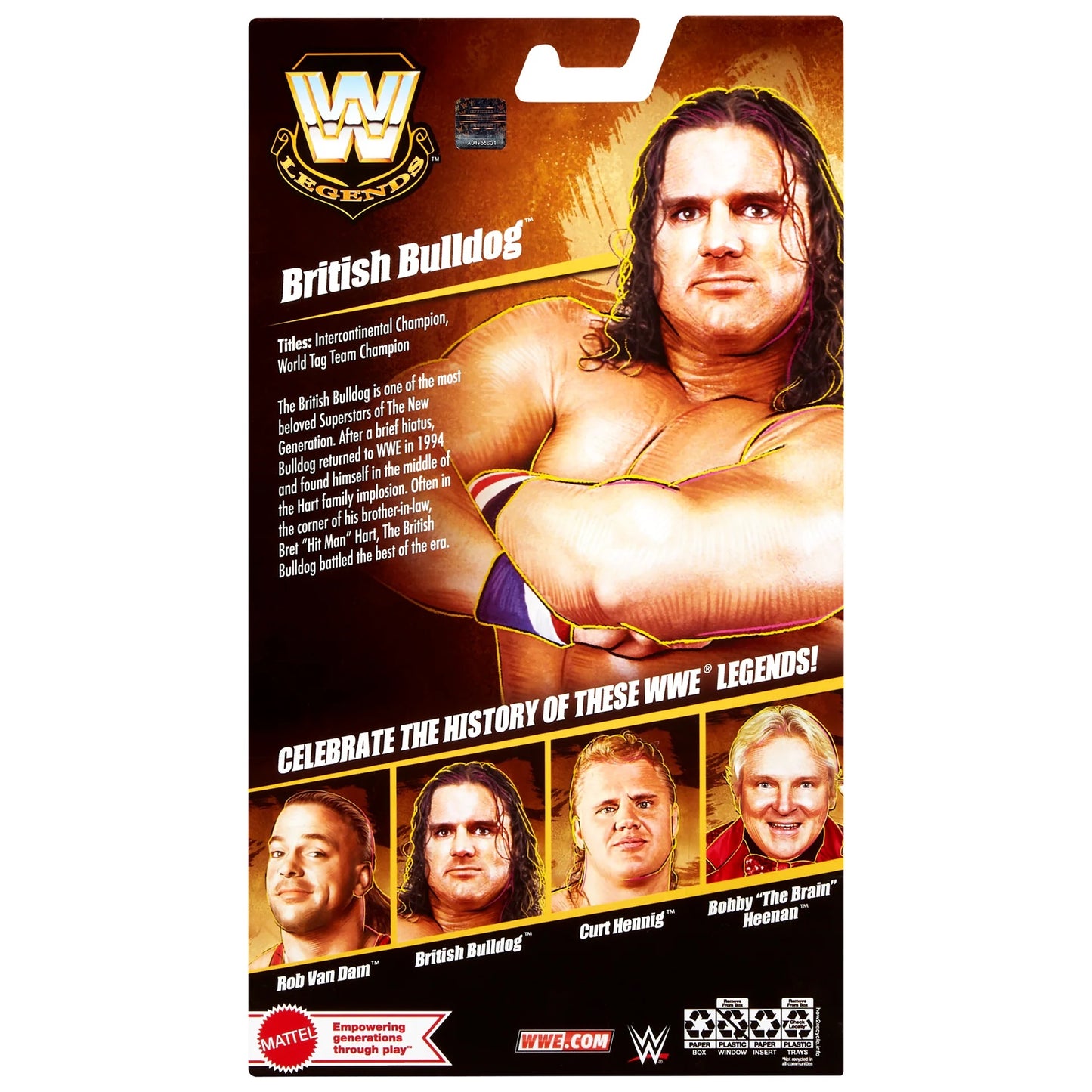WWE Legends Serie 29 - British Bulldog Davey Boy Smith *BESCH.*