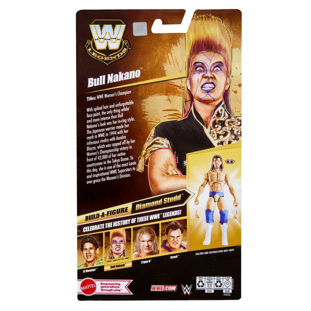 WWE Elite Legends Series 31 - Bull Nakano *DMG*