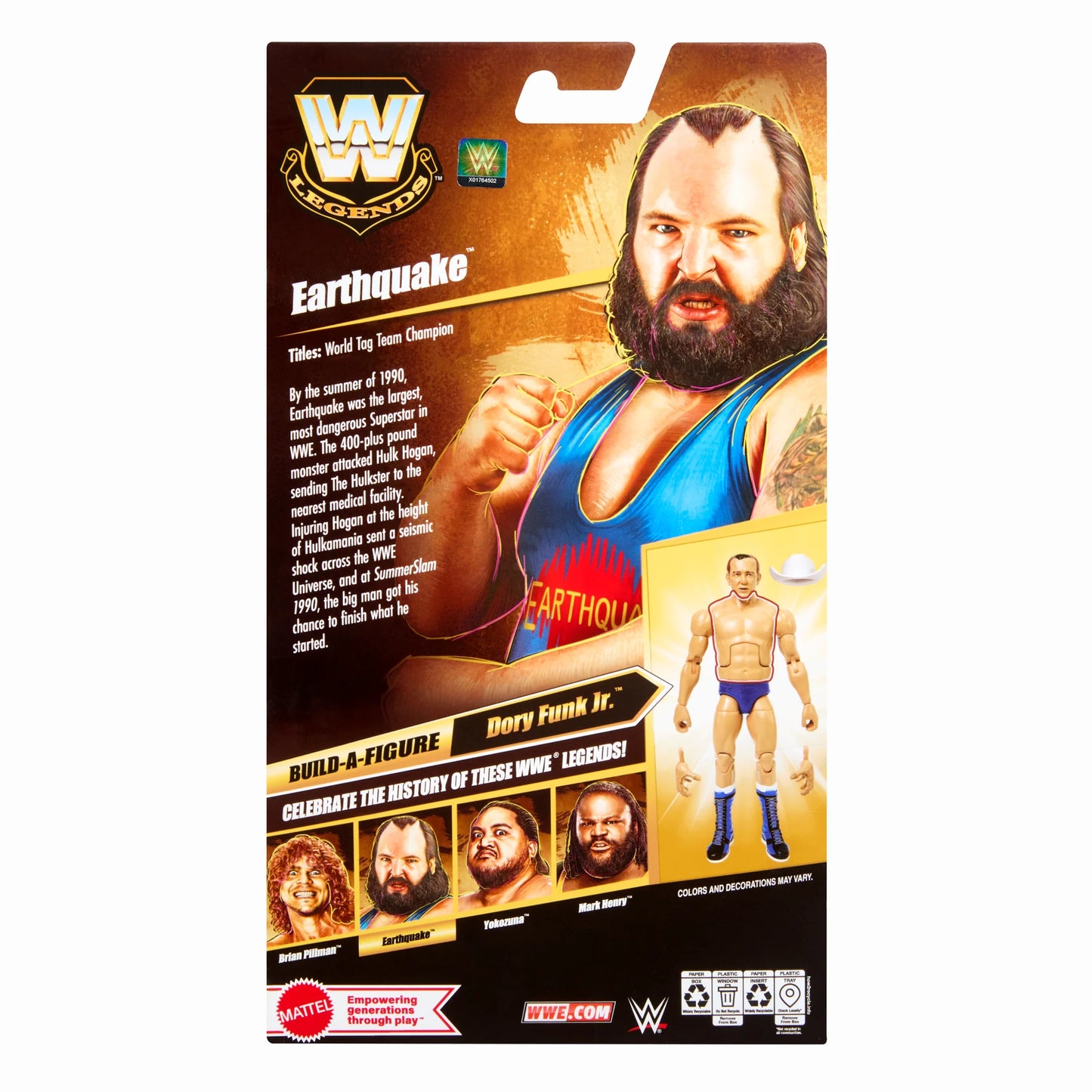 WWE Elite Legends Series 32 - Earthquake (Build Dory Funk Jr.)