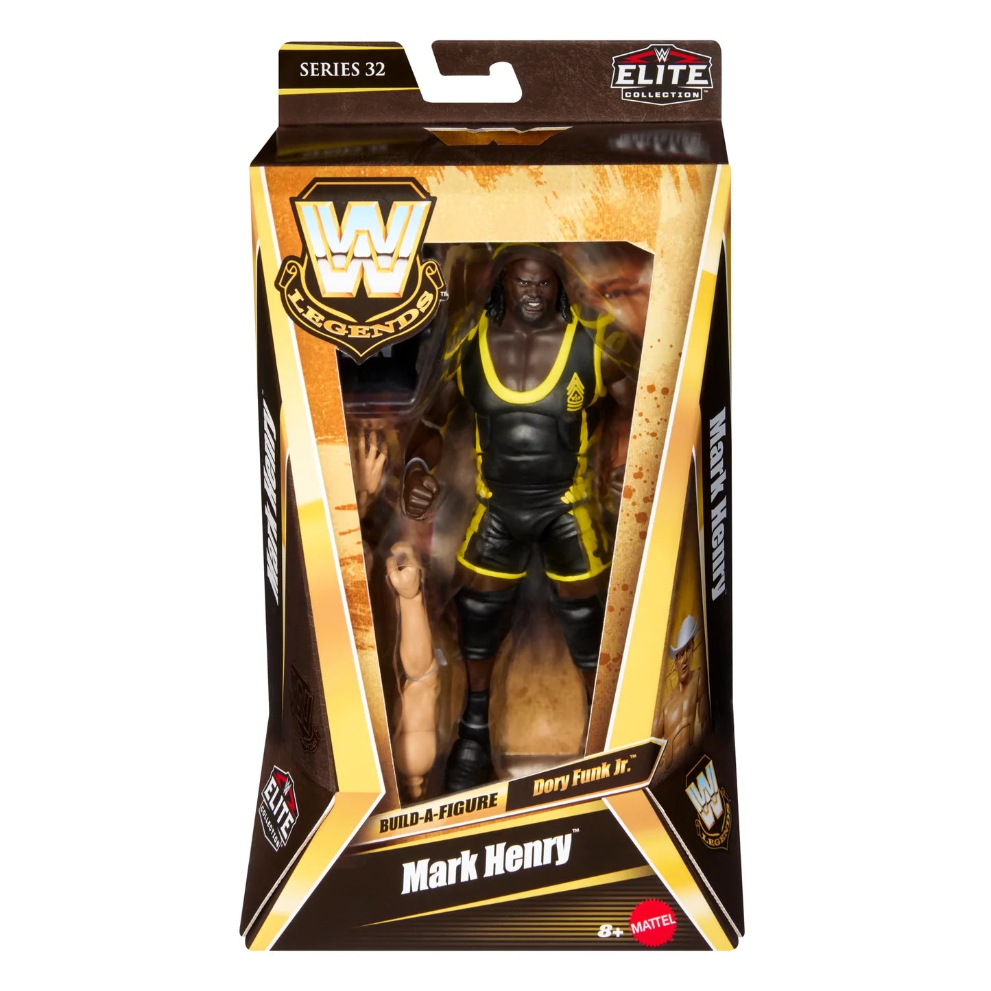 WWE Elite Legends Series 32 - Mark Henry (Build Dory Funk Jr.)
