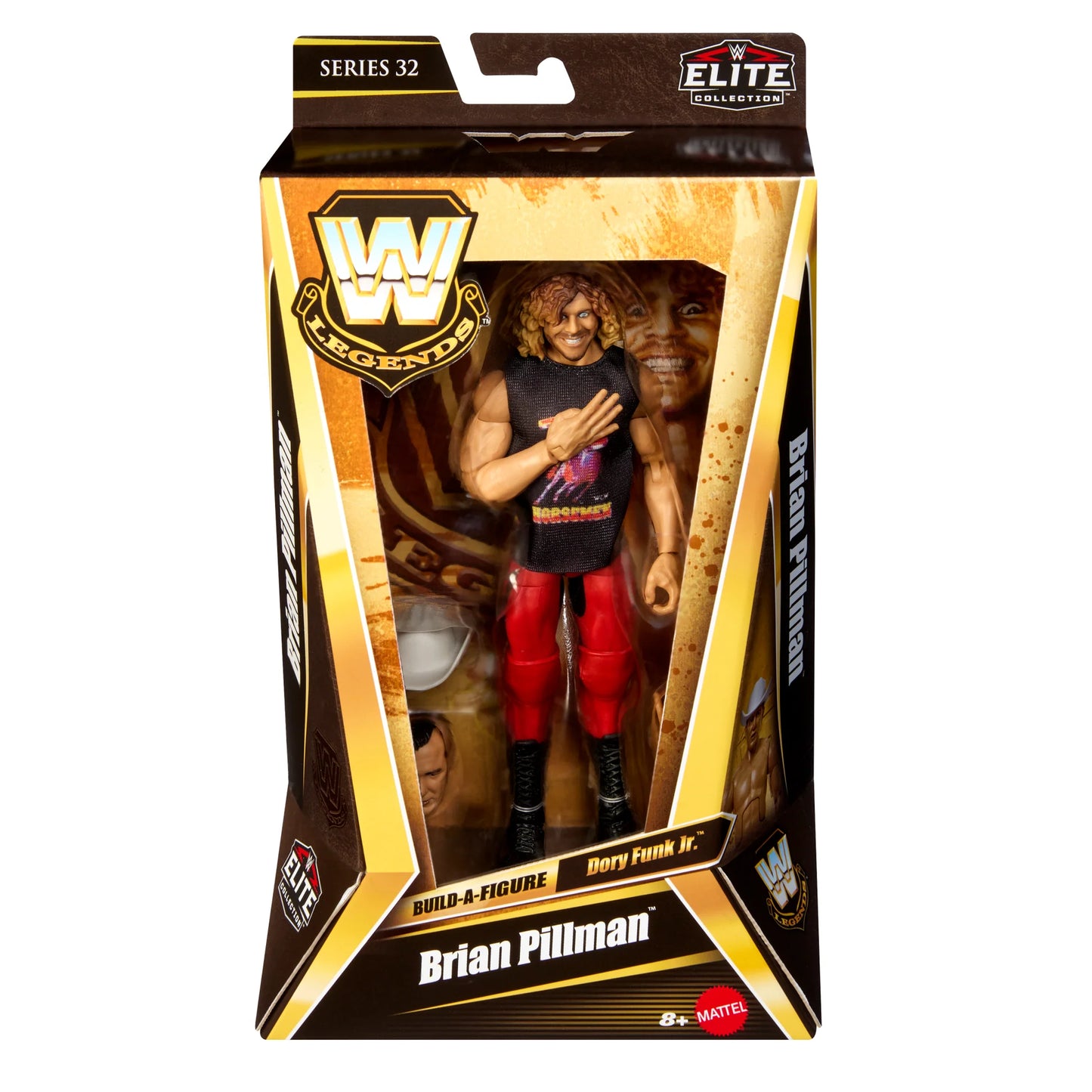 WWE Elite Legends Series 32 - Brian Pillman (Build Dory Funk Jr.)