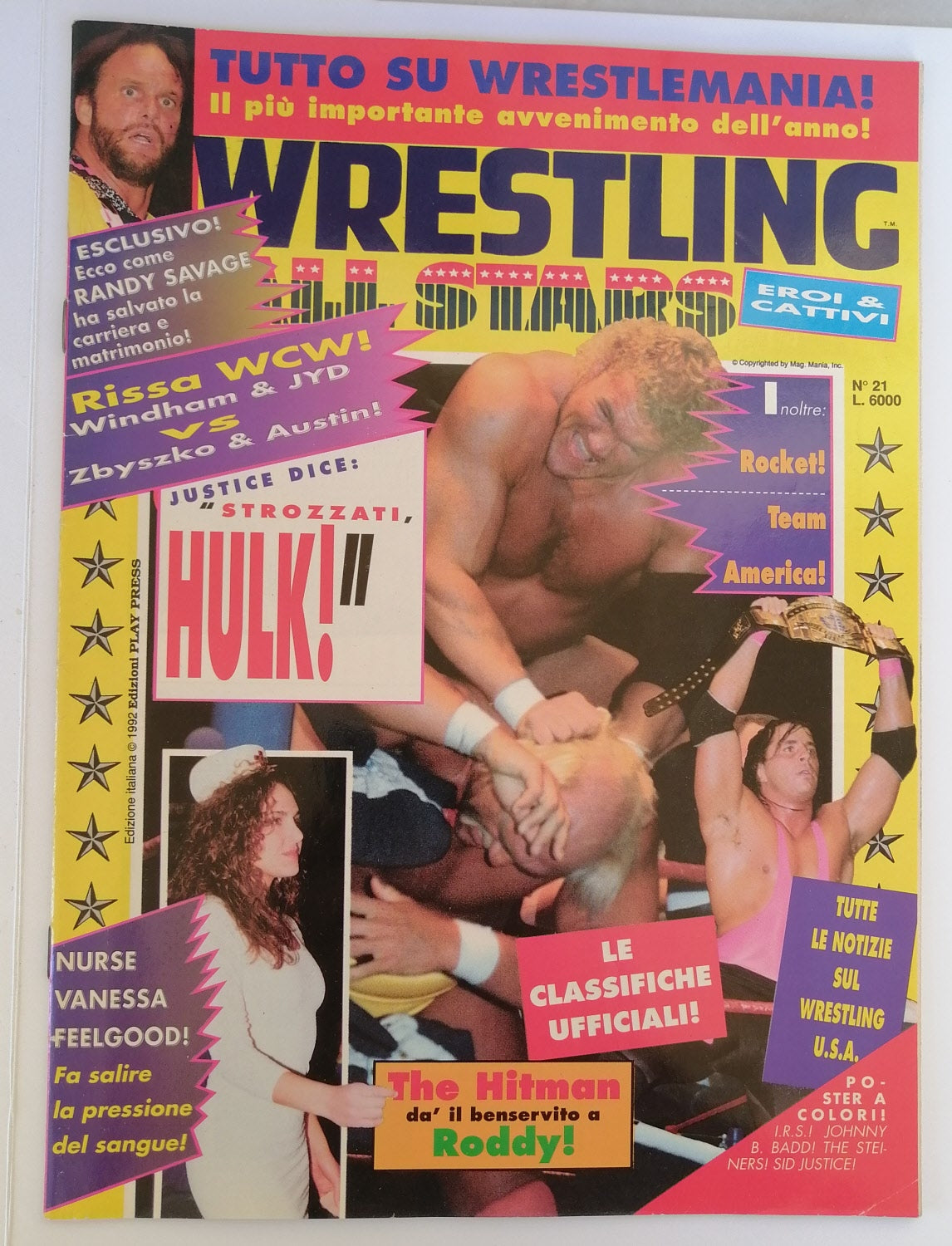 Wrestling All Stars (Edizione italiana) - Numero 21 - Settembre 1992