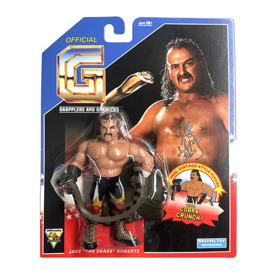Hasttel Grapplers & Gimmicks - Jake The Snake Roberts (Black Heel Version)