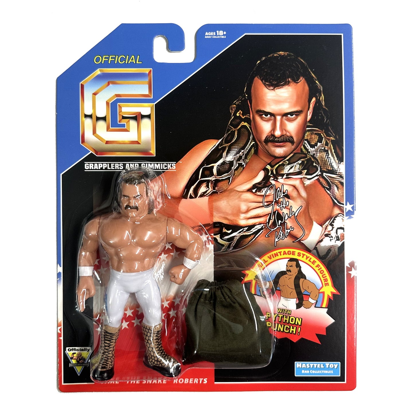Hasttel Grapplers & Gimmicks - Jake The Snake Roberts (White Version)