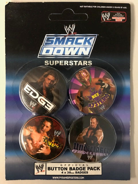 Set di 4 spille - Smackdown Superstars