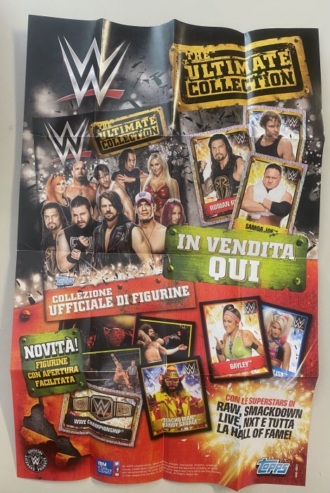 WWE Ultimate Collection - Poster pubblicitario per edicola