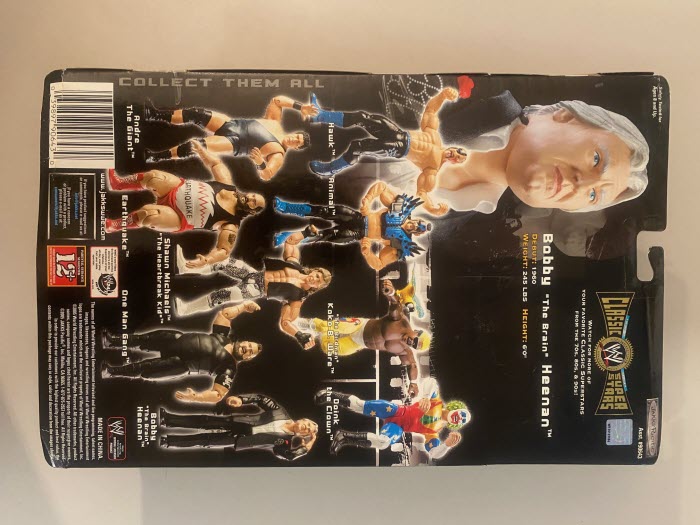 WWE Classic Superstars Serie 06 - Bobby The Brain Heenan *Vedi le foto*