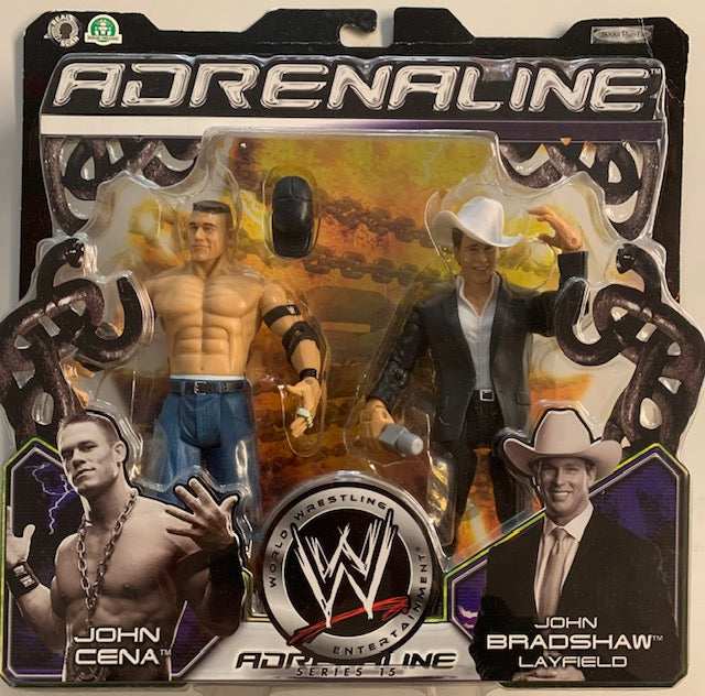 WWE Adrenaline Serie 15 - John Cena & JBL *Vedi le foto*