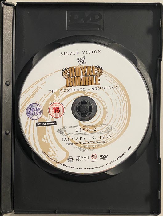 DVD Royal Rumble Anthology - Royal Rumble 1989 (Usato in ottime condizioni)