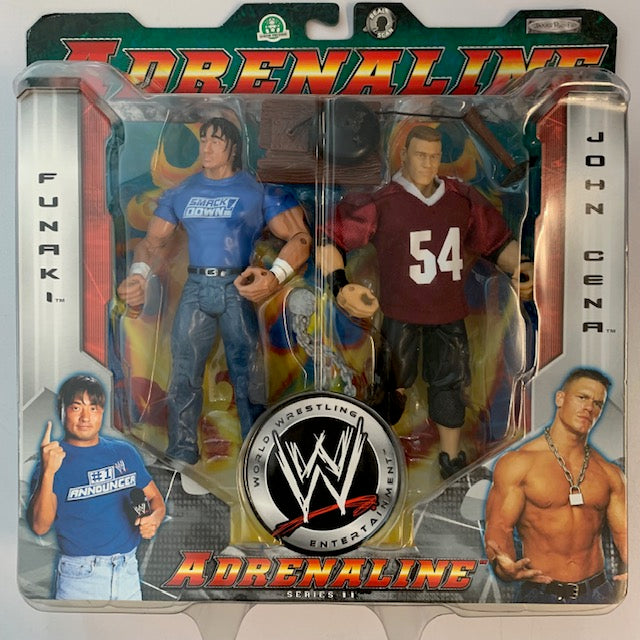 WWE Adrenaline Serie 11 - John Cena & Funaki *Vedi le foto*