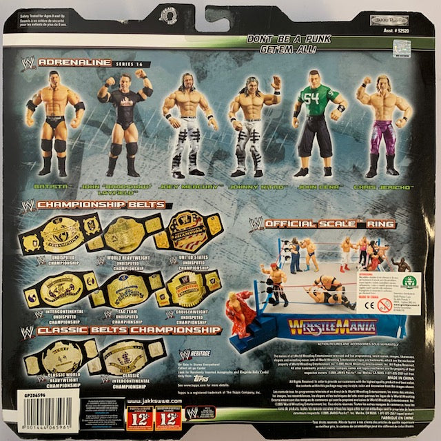 WWE Adrenaline Serie 16 - John Cena & Chris Jericho *Vedi le foto*