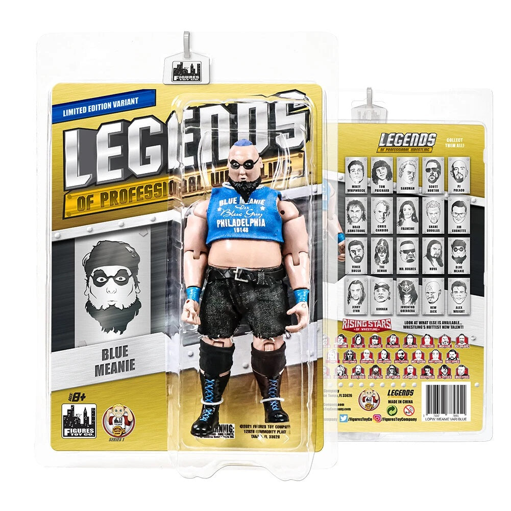 Legends of Pro Wrestling Series - Blue Meanie *Blue Shirt* (Ruthless Aggression Style)