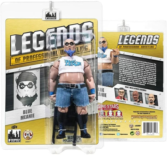 Legends of Pro Wrestling Series - The Blue Meanie *White Shirt* (Ruthless Aggression Style)