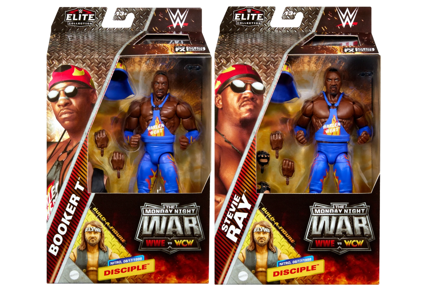 WWE Elite Monday Night War Series #3 - Harlem Heat - Stevie Ray & Booker T (Chase Limited Edition)