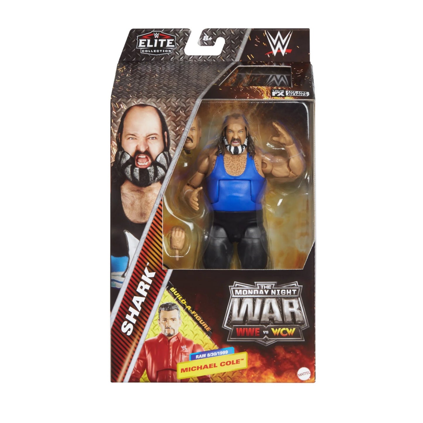 WWE Elite Monday Night War Series #8 - Shark (Chase Limited Edition) *DMG*