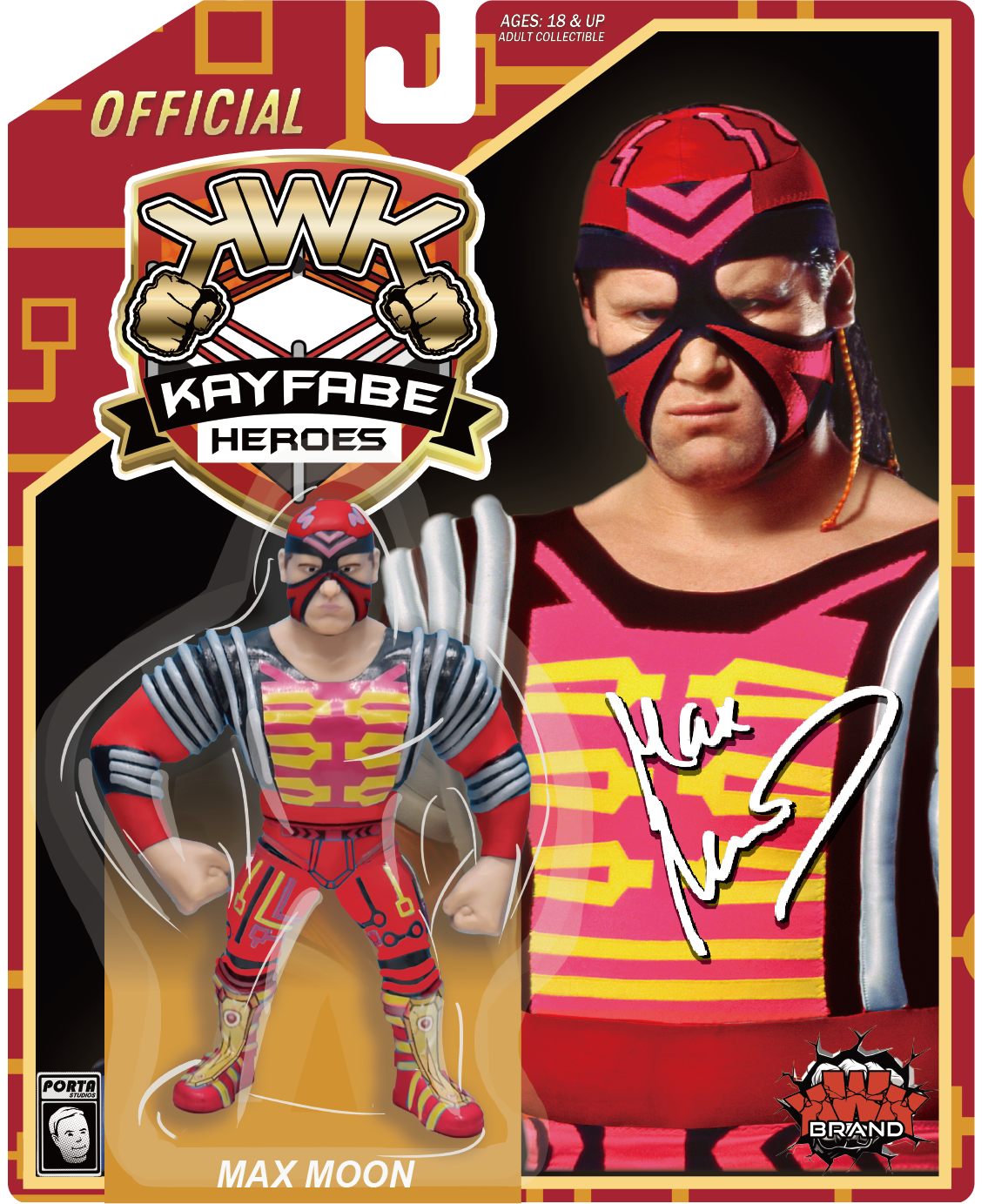 KWK Kayfabe Heroes - Max Moon (Red Card)