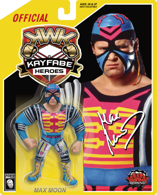 KWK Kayfabe Heroes - Max Moon (Yellow Card)
