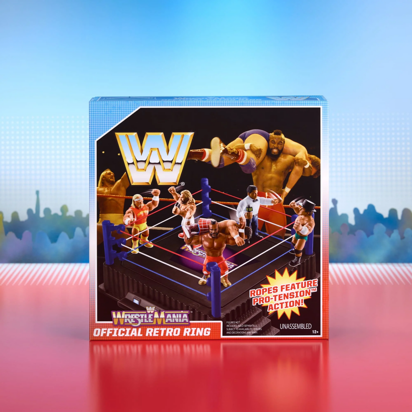 WWE Retro Official WrestleMania Ring 2024 (Lato 34cm) *DMG*