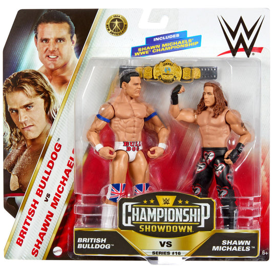 WWE Showdown Series 16 - British Bulldg vs. Shawn Michaels (con cintura Winged Eagle) *DMG*
