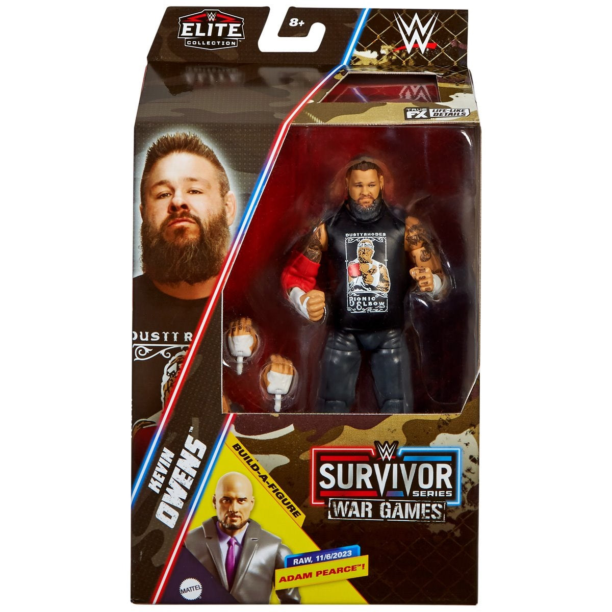 WWE Elite Survivor Series 2024 – Kevin Owens (Build Adam Pierce)
