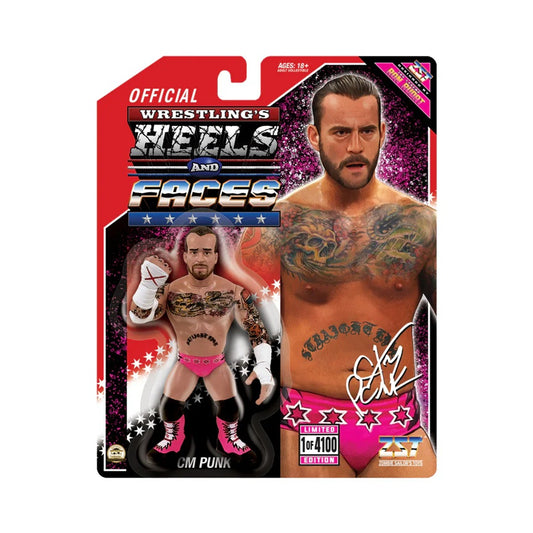 Zombie Sailor Wrestling's Heels & Faces Limited Edition - CM Punk (Purple)