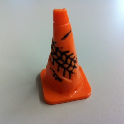 Cono stradale per Action Figure