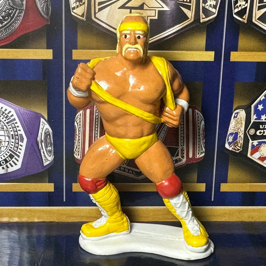 WWF 1990 Applause Mini Action Figure (8,5 cm) - Hulk Hogan (Usato in ottime condizioni)