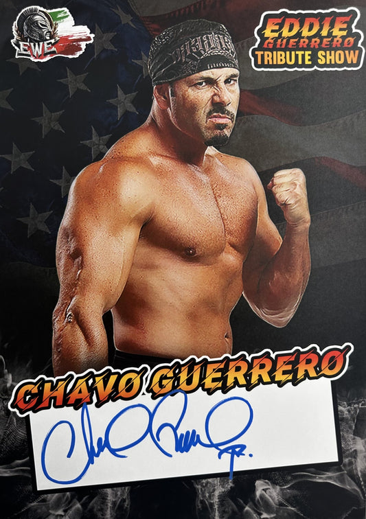 Autografo Originale - Chavo Guerrero (Formato A4)