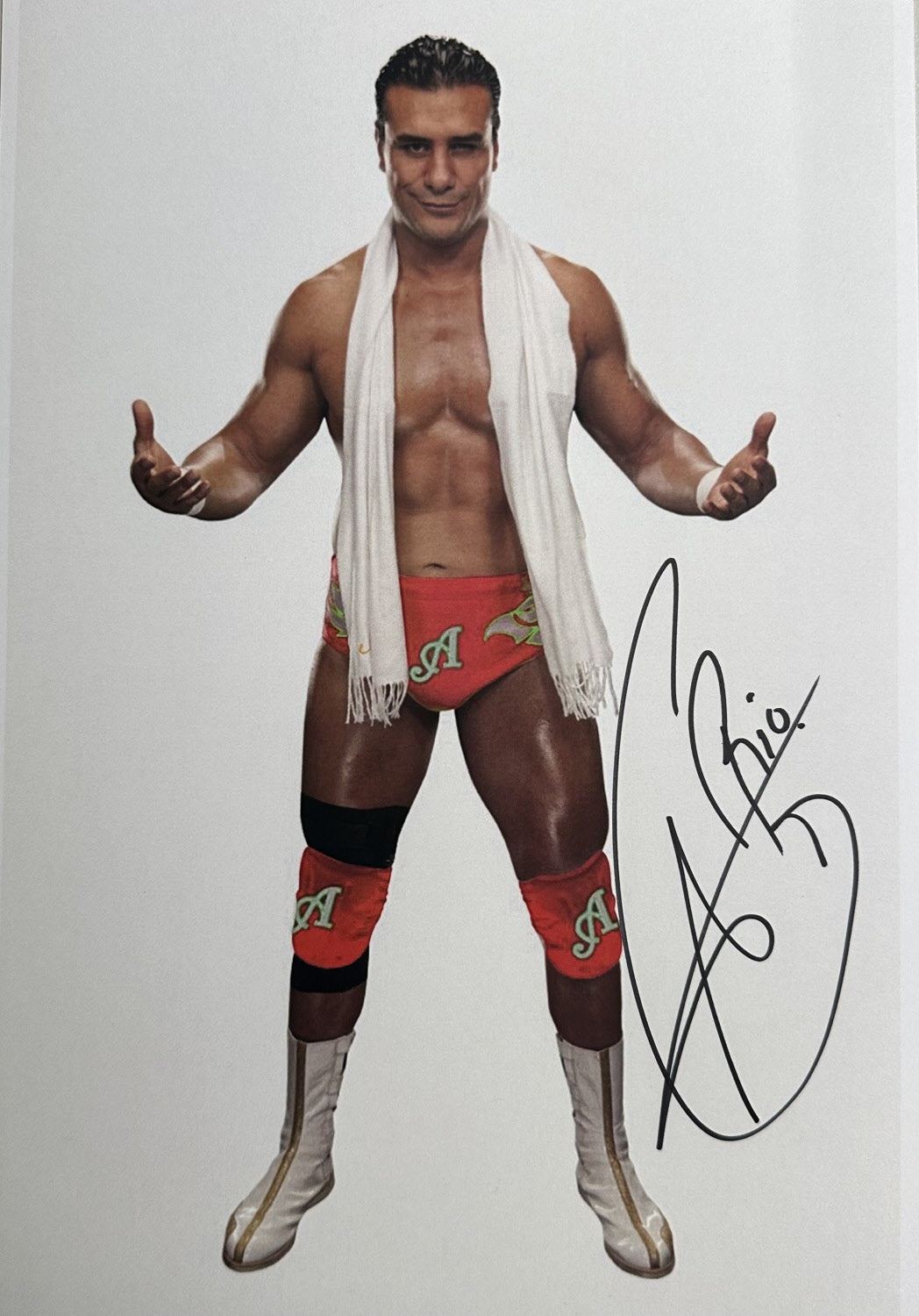 Autografo Originale - Alberto 'El Patron' Del Rio (Orange) (Formato A4)
