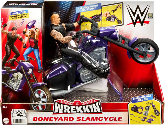 WWE Wrekkin' Boneyard Slamcycle - Undertaker con moto!