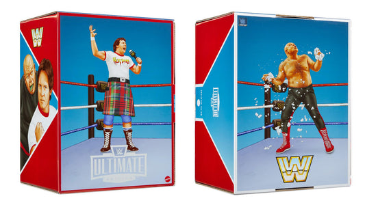 WWE Ultimate Edition Coliseum Collection Series 3 - "Rowdy" Roddy Piper & George "The Animal" Steele - Set completo con BOX