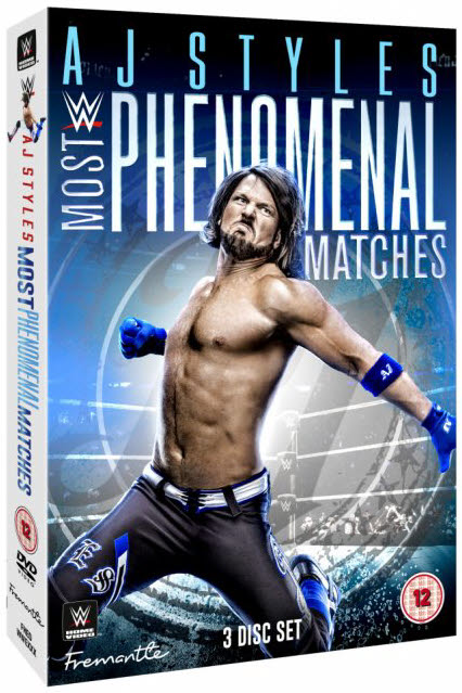 DVD - AJ Styles - Most Phenomenal Matches (3 Dischi)