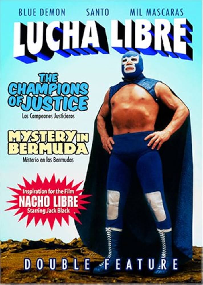 DVD Lucha Libre - The Champions of Justice & Mystery in Bermuda (FIlm) (Usato in ottime condizioni)