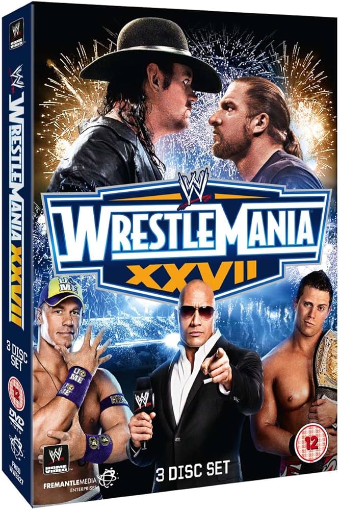 DVD WrestleMania 27 (3 DVD) *Box in plastica*