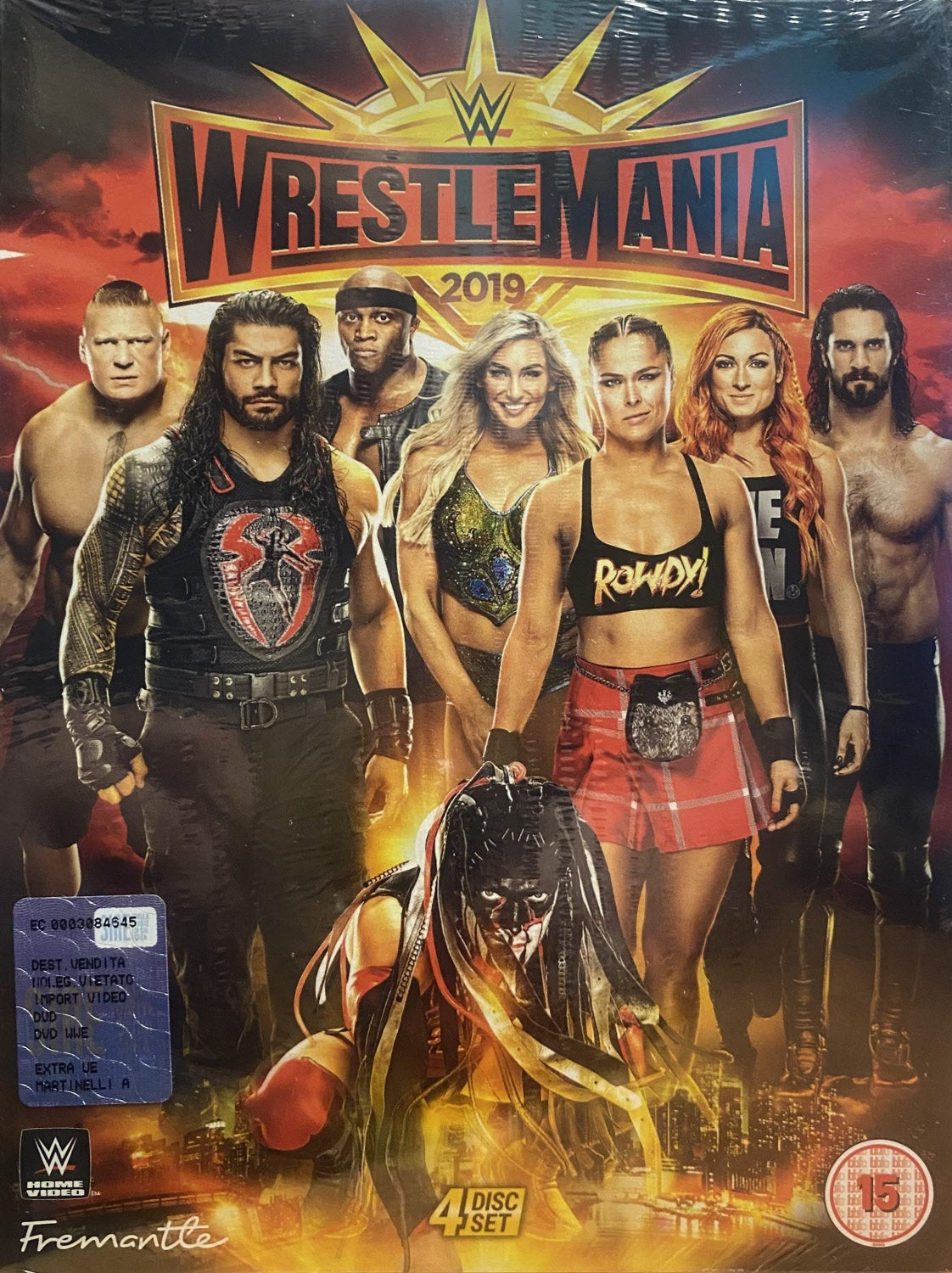 DVD - WrestleMania 35 2019 (4 Discs) *Limited Edition* (Gebraucht in sehr gutem Zustand) *Digipack*